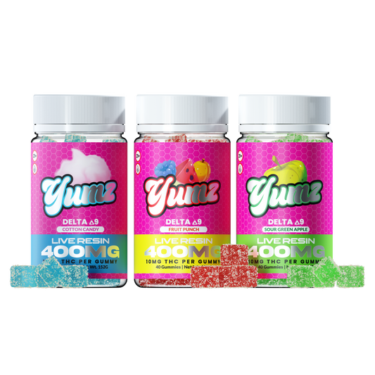 YUMZ ( DELTA 9 THC GUMMIES ) 400mg ( BUNDLE )